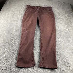 Levis 511 Skinny Jeans Mens 34x29.5 Red Denim Medium Wash Low Rise‎